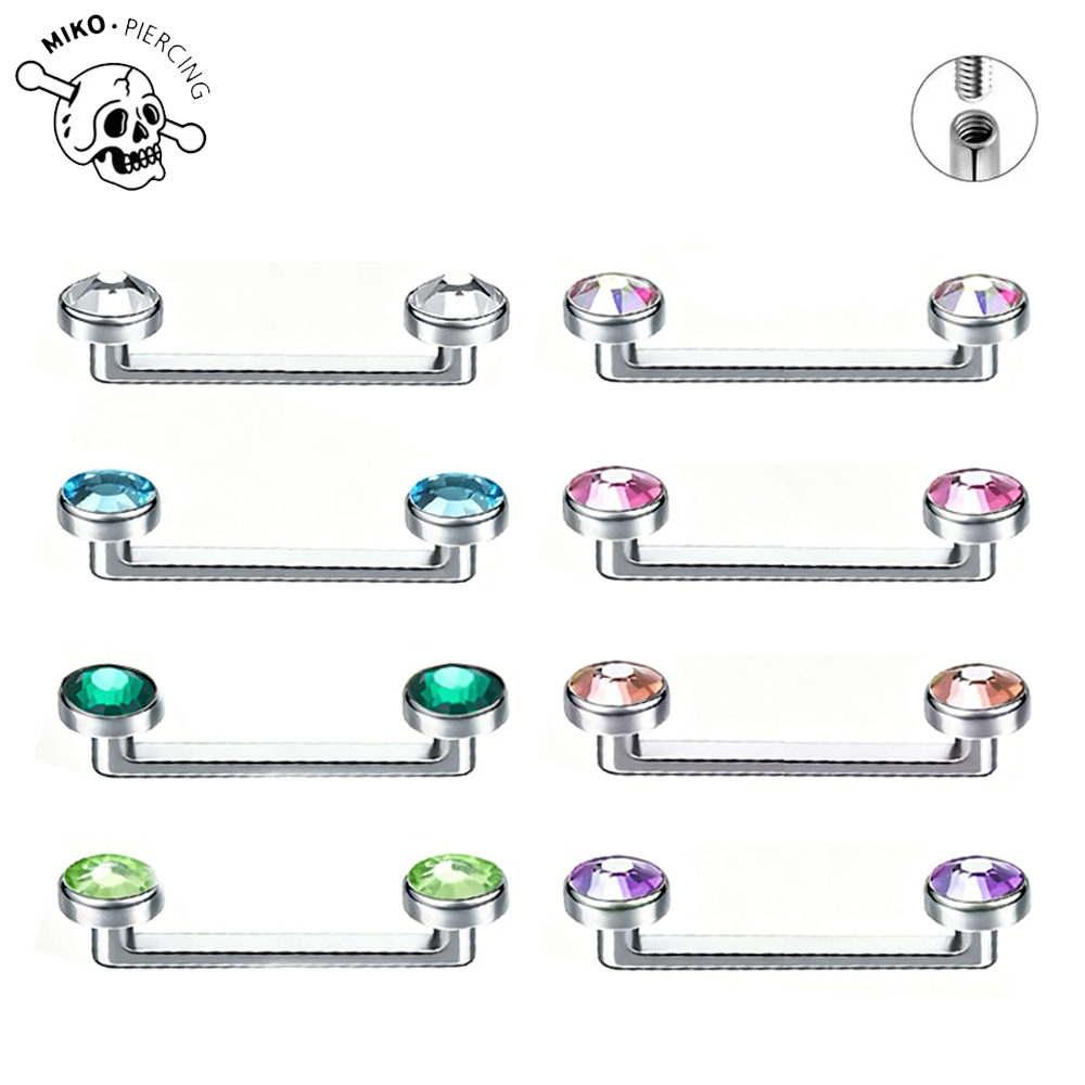 Body Jewelry Dermal - ASTM F136 Titanium CZ Micro Dermal