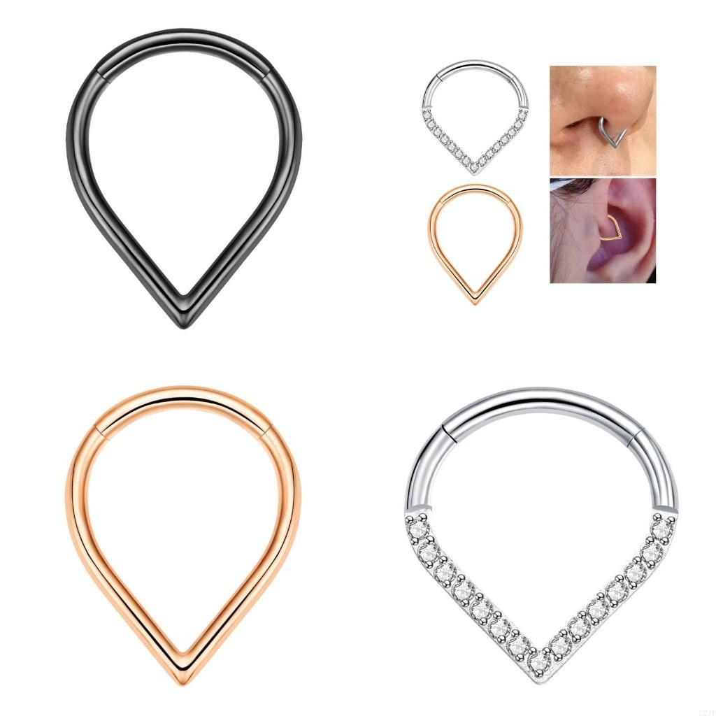 Body Jewelry For Sensitive Skin - Titaniums Steel Body Jewelry Water Drop
