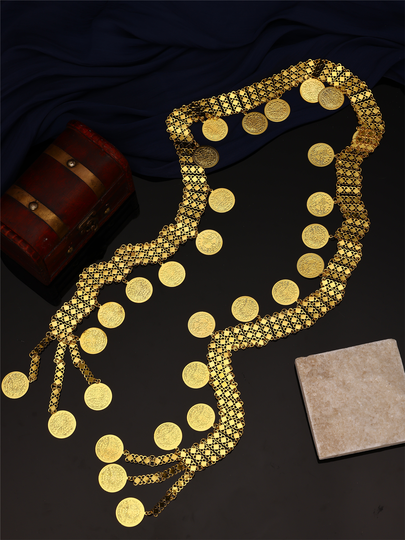 Body Jewelry Luxury - Luxurious Retro Women's Body Chain, Multifunctional,