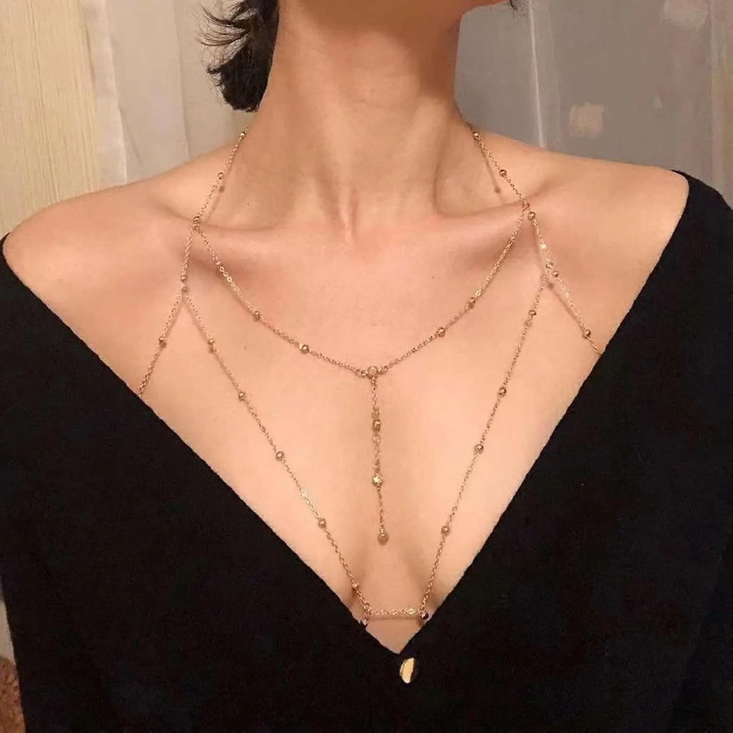 Body Jewelry Chest - Women's sexy multi-layer necklace, women's body