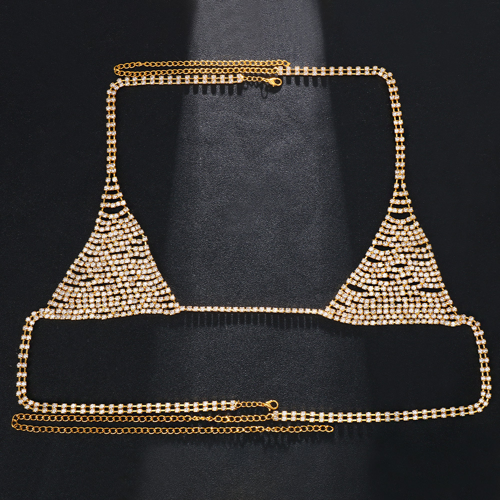 Fashionable Triangle Bikini Rh - Body Jewelry Luxury avaliação e preço