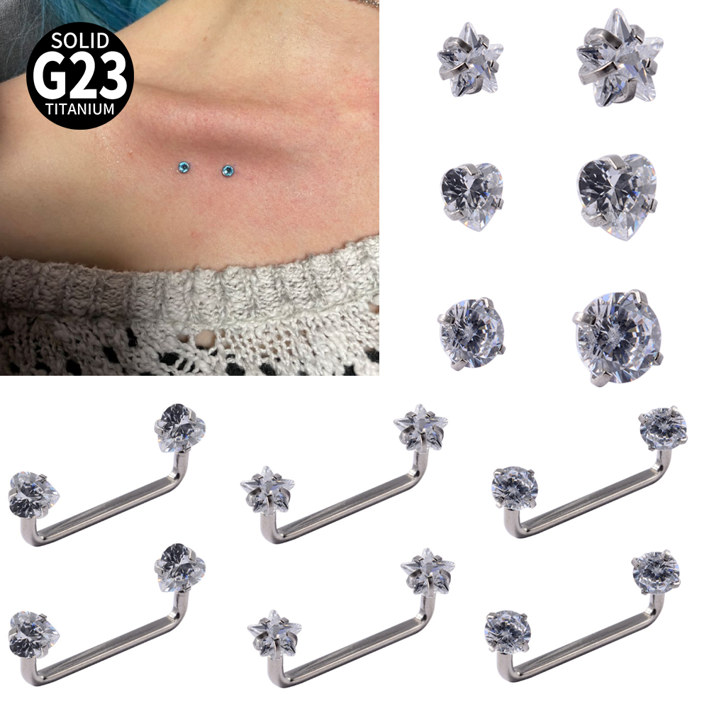 3-1PCS Implant Grade Titanium  - Body Jewelry Dermal avaliação e preço