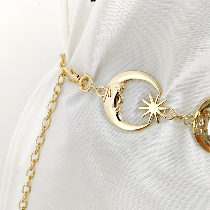 Fashion Chain Belt For Women M - Body Jewelry Luxury avaliação e preço
