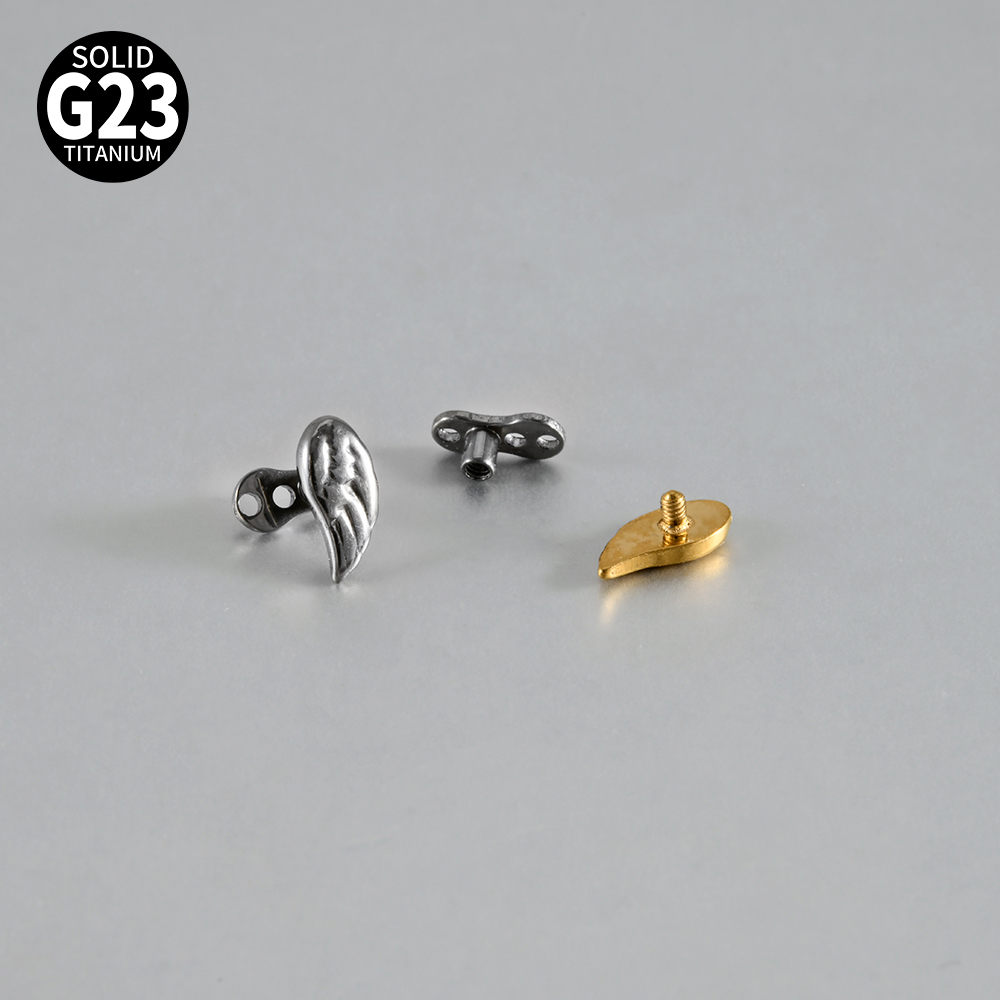 14-1PCS G23 Pure Titanium Butt - Body Jewelry Dermal avaliação e preço