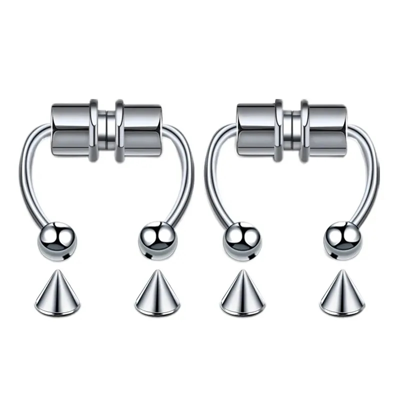 1/2/3Pcs Fake Magnetic Nose Ri - Body Jewelry Nose Ring avaliação e preço