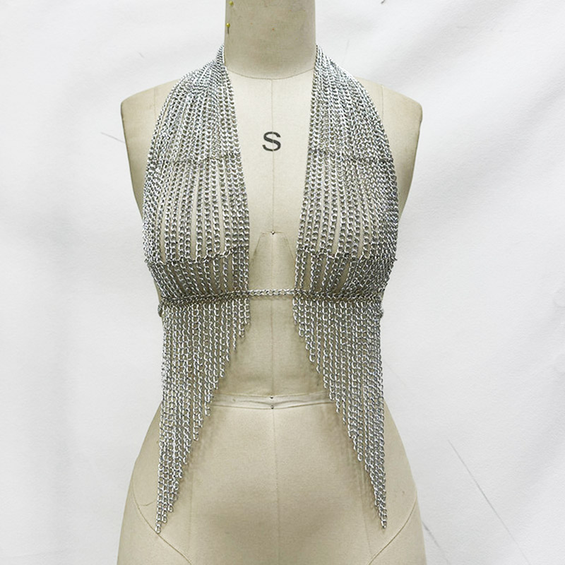 2026 New Arrival Handmade Wome - Body Jewelry Bra avaliação e preço