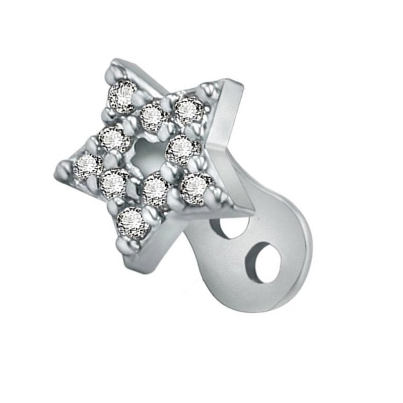 Fashionable Stainless Dermal A - Body Jewelry For Sensitive Skin avaliação e preço