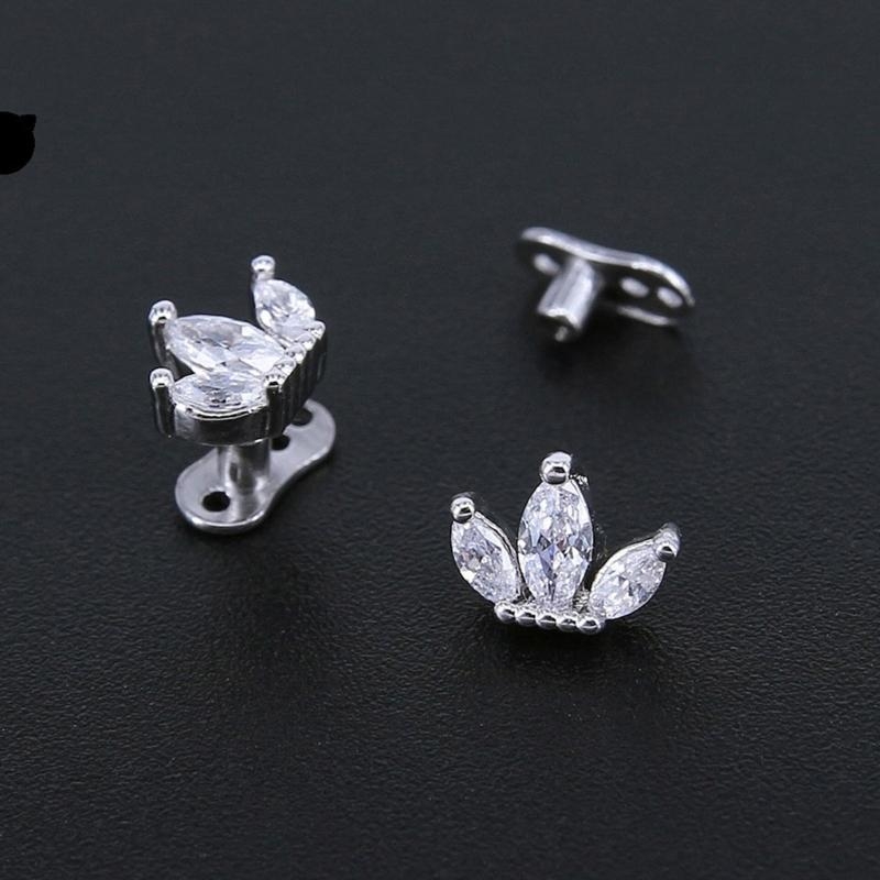 Fashionable Stainless Dermal A - Body Jewelry For Sensitive Skin avaliação e preço