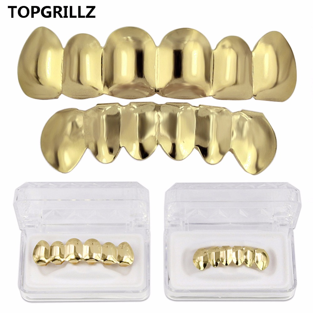TOPGRILLZ Glossy Gold Silver P - Body Jewelry Gold Plated avaliação e preço