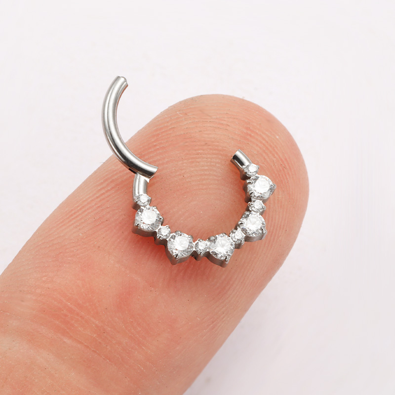 ASTM F136 TItanium Daith Click - Zoor Body Jewelry avaliação e preço
