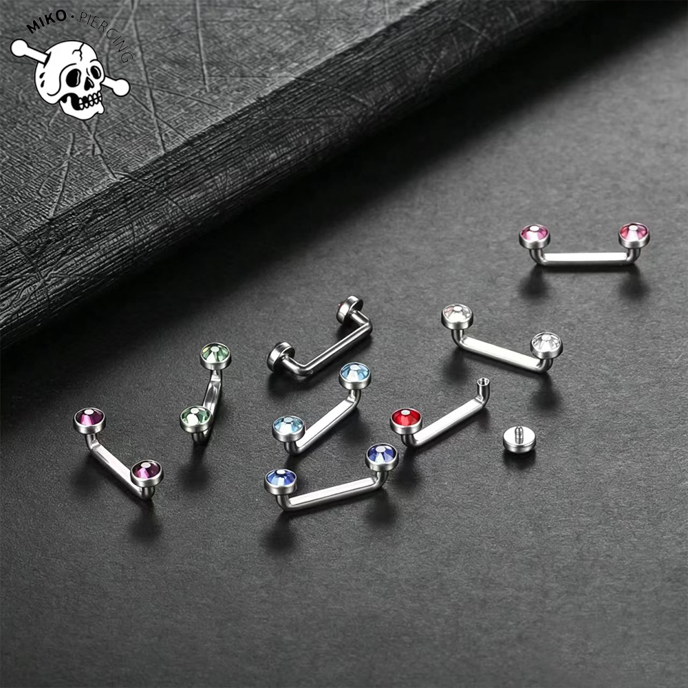 ASTM F136 Titanium CZ Micro De - Body Jewelry Dermal avaliação e preço