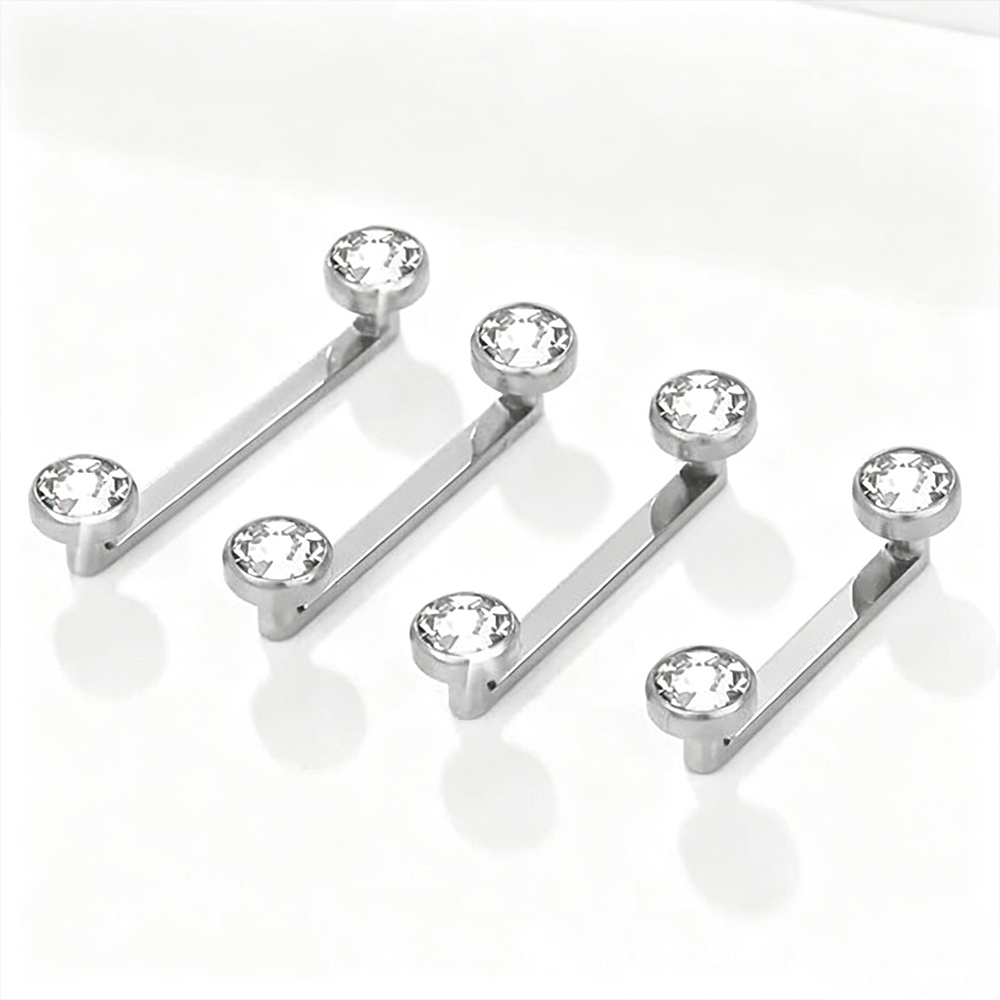 ASTM F136 Titanium CZ Micro De - Body Jewelry Dermal avaliação e preço