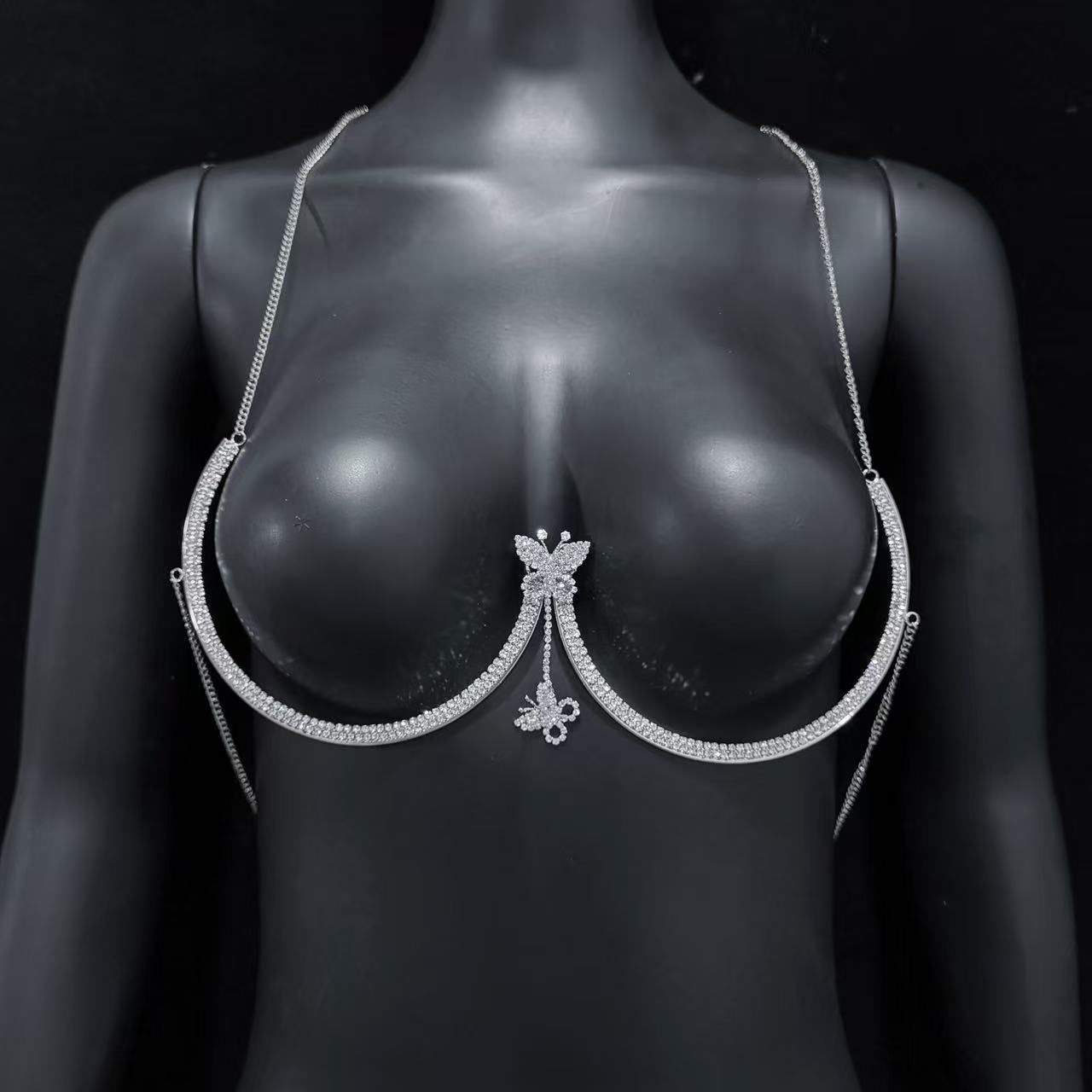 New curved full diamond butter - Body Jewelry Chest avaliação e preço