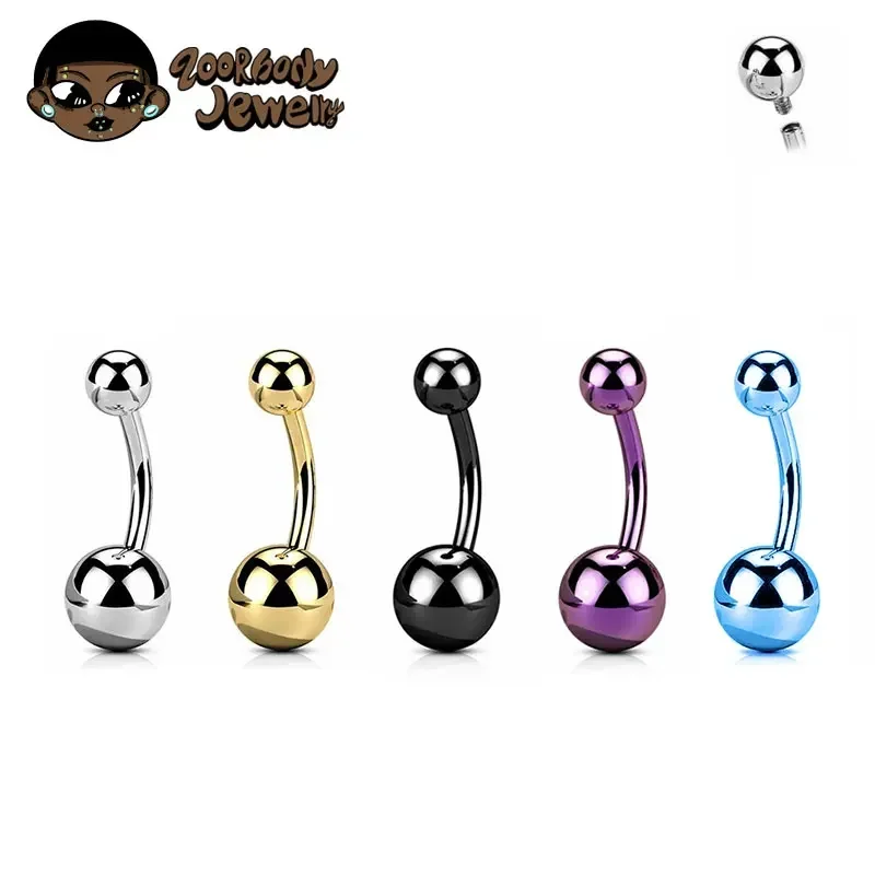 F136 Titanium Pierced Navel Ri - Zoor Body Jewelry avaliação e preço