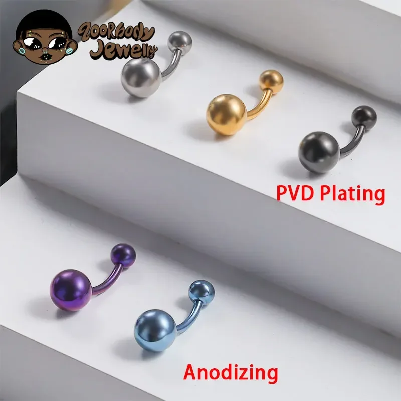F136 Titanium Pierced Navel Ri - Zoor Body Jewelry avaliação e preço