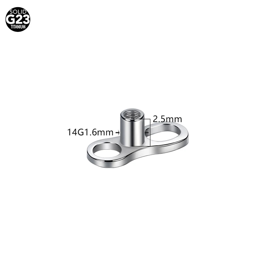 5Pcs/10Pcs /50Pcs Titanium Der - Body Jewelry Dermal avaliação e preço