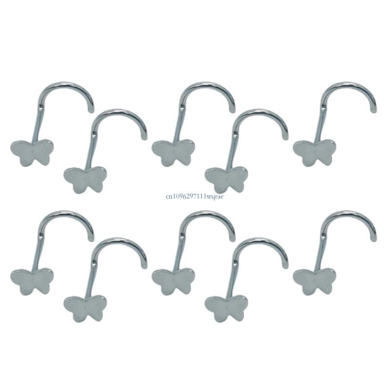 Stainless Steel Butterfly Nose - Body Jewelry For Sensitive Skin avaliação e preço