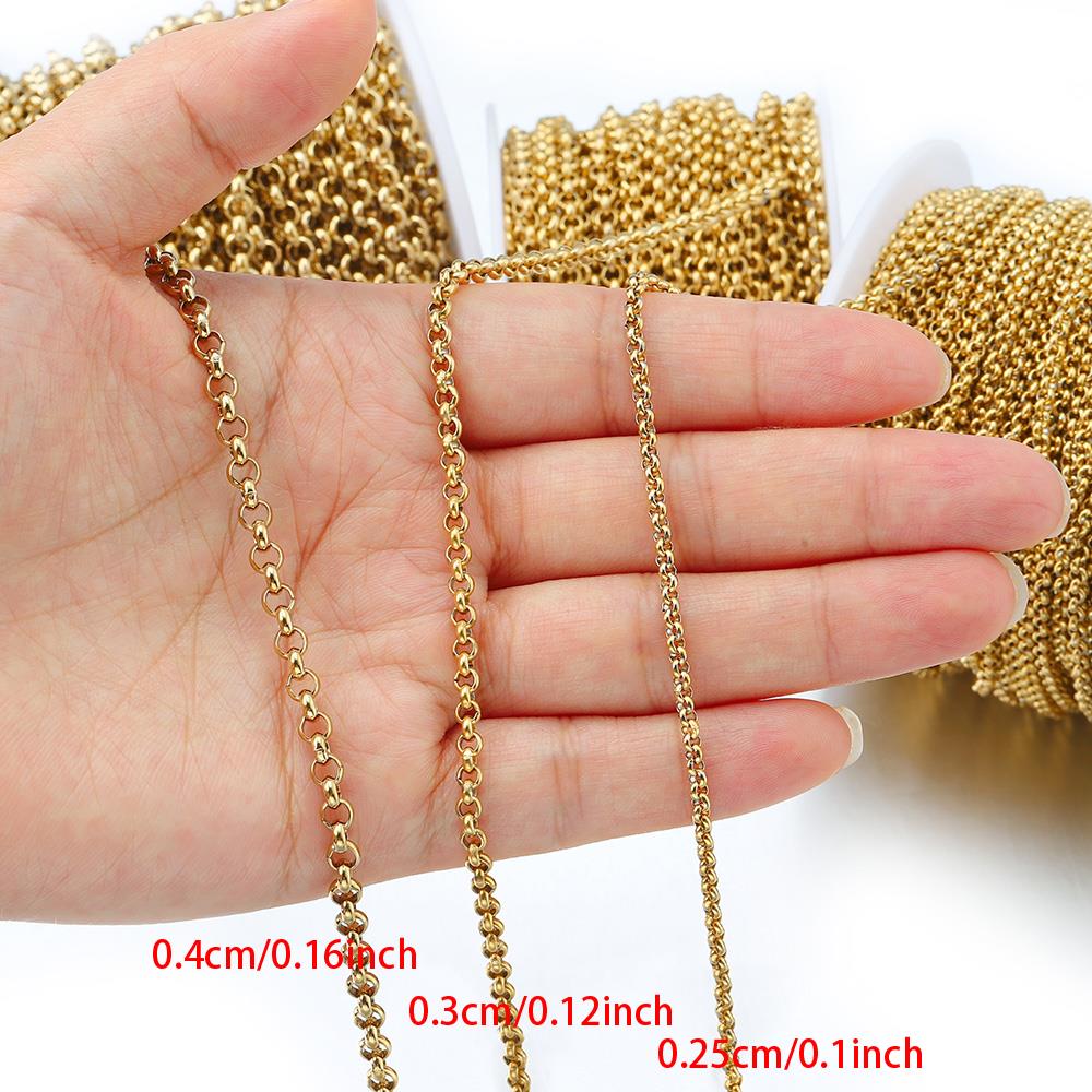 1 meter 2-4mm Stainless Steel  - Body Jewelry Bra avaliação e preço