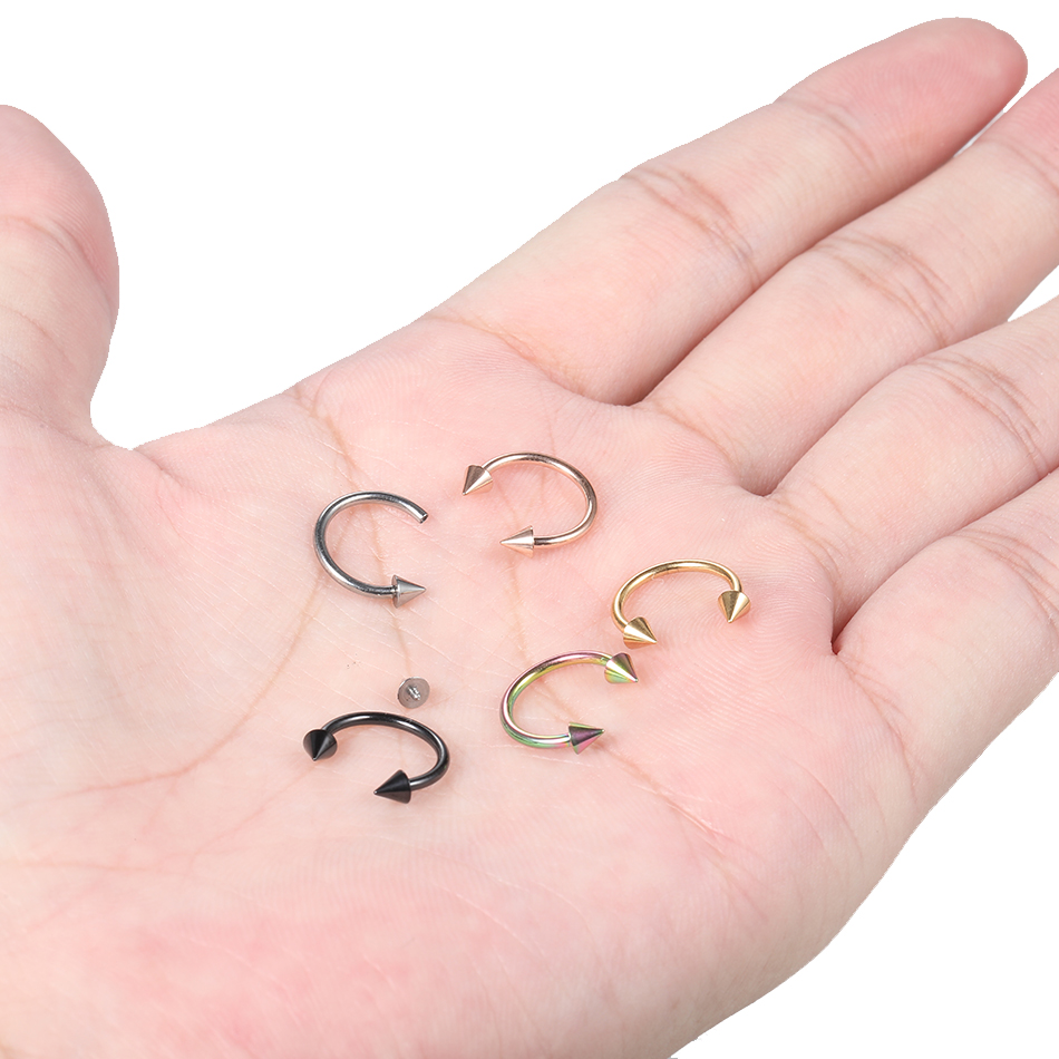 1PC Titanium 16G Septum Horses - Zoor Body Jewelry avaliação e preço