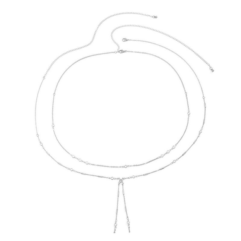 Double Layers Tassel Belly Cha - Body Jewelry Online avaliação e preço