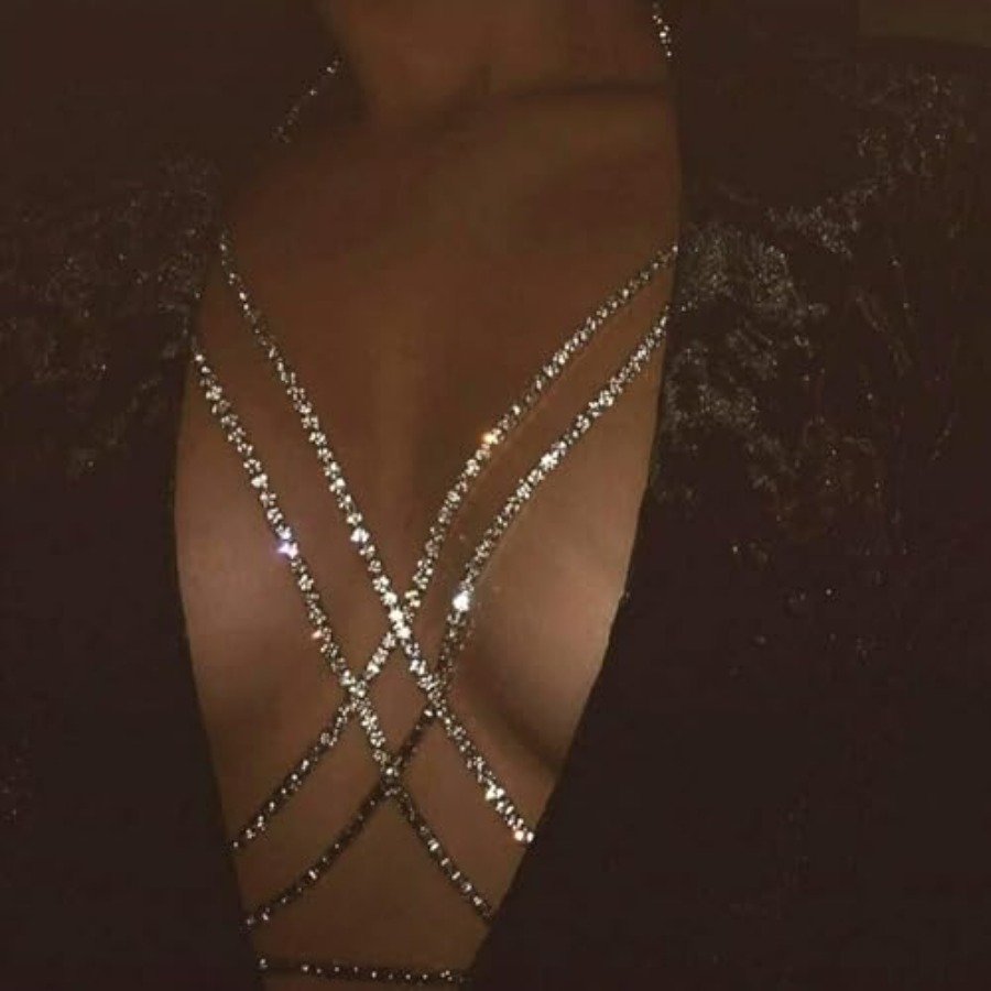 14K Gold Plated Sexy Body Chai - Body Jewelry Gold Plated avaliação e preço
