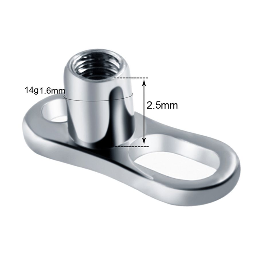 10pcs/lot G23 Titanium Micro D - Body Jewelry Dermal avaliação e preço
