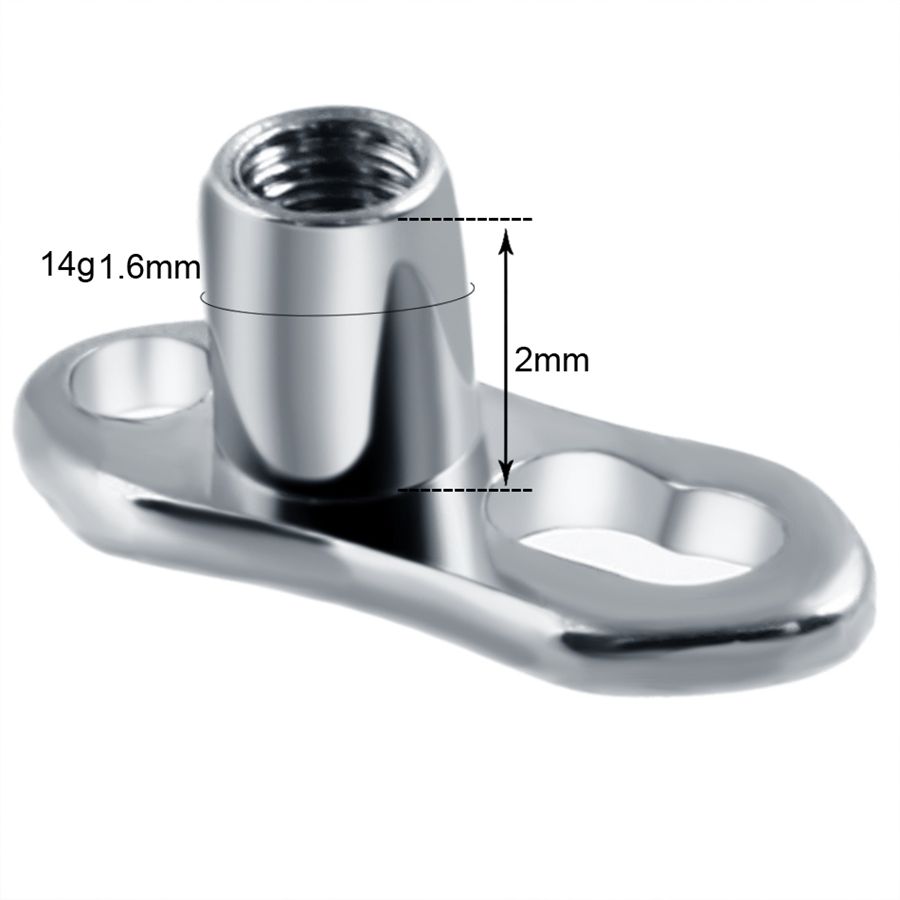 10pcs/lot G23 Titanium Micro D - Body Jewelry Dermal avaliação e preço