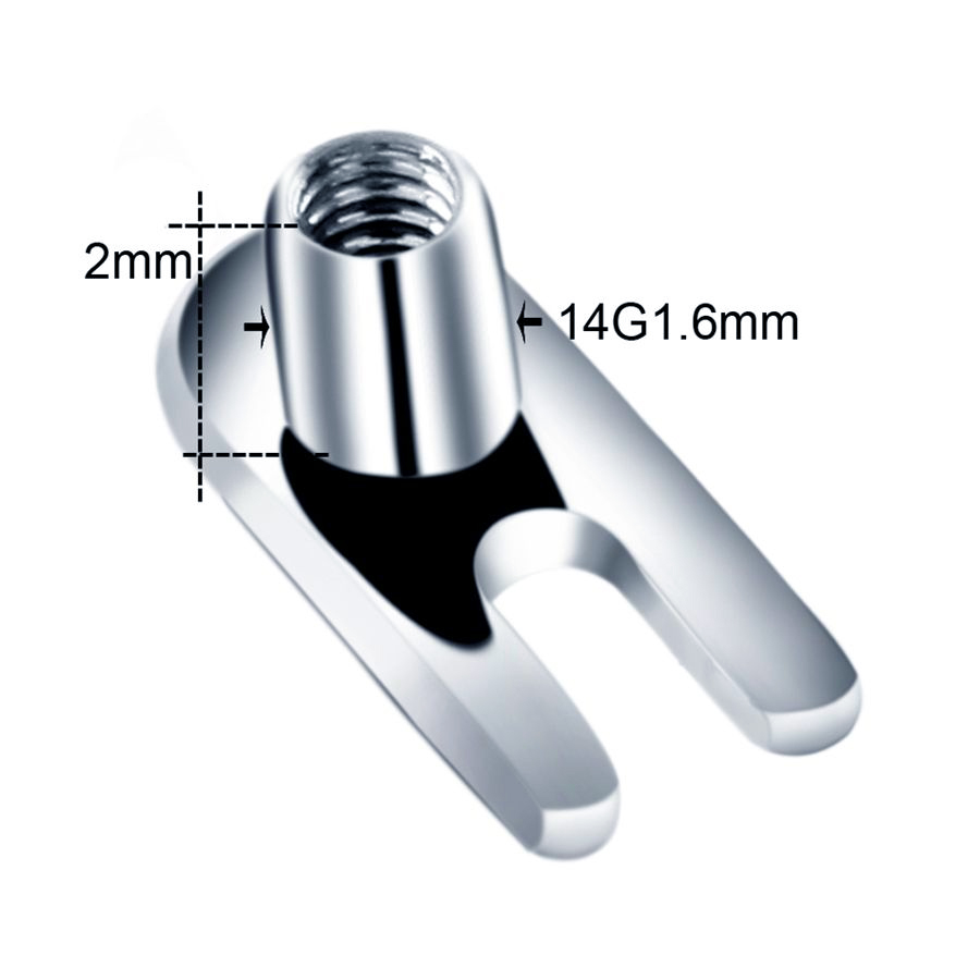 10pcs/lot G23 Titanium Micro D - Body Jewelry Dermal avaliação e preço