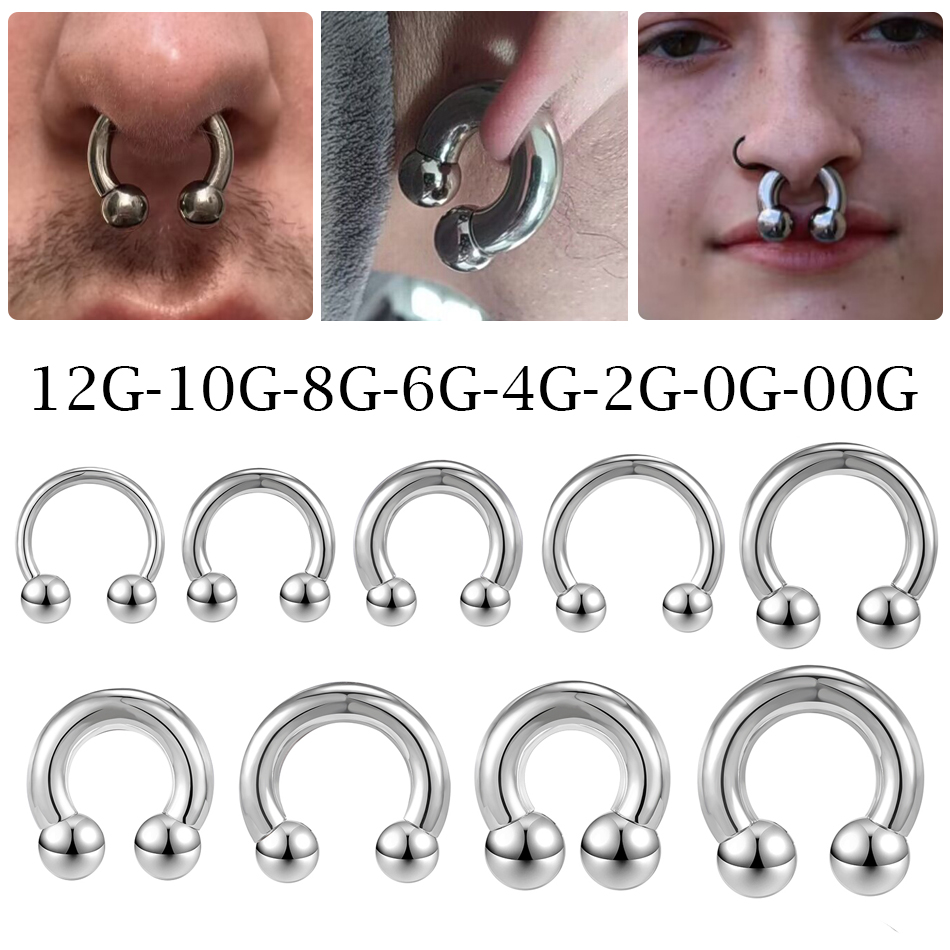 1Pc/lot Steel Big Large Size H - Zoor Body Jewelry avaliação e preço