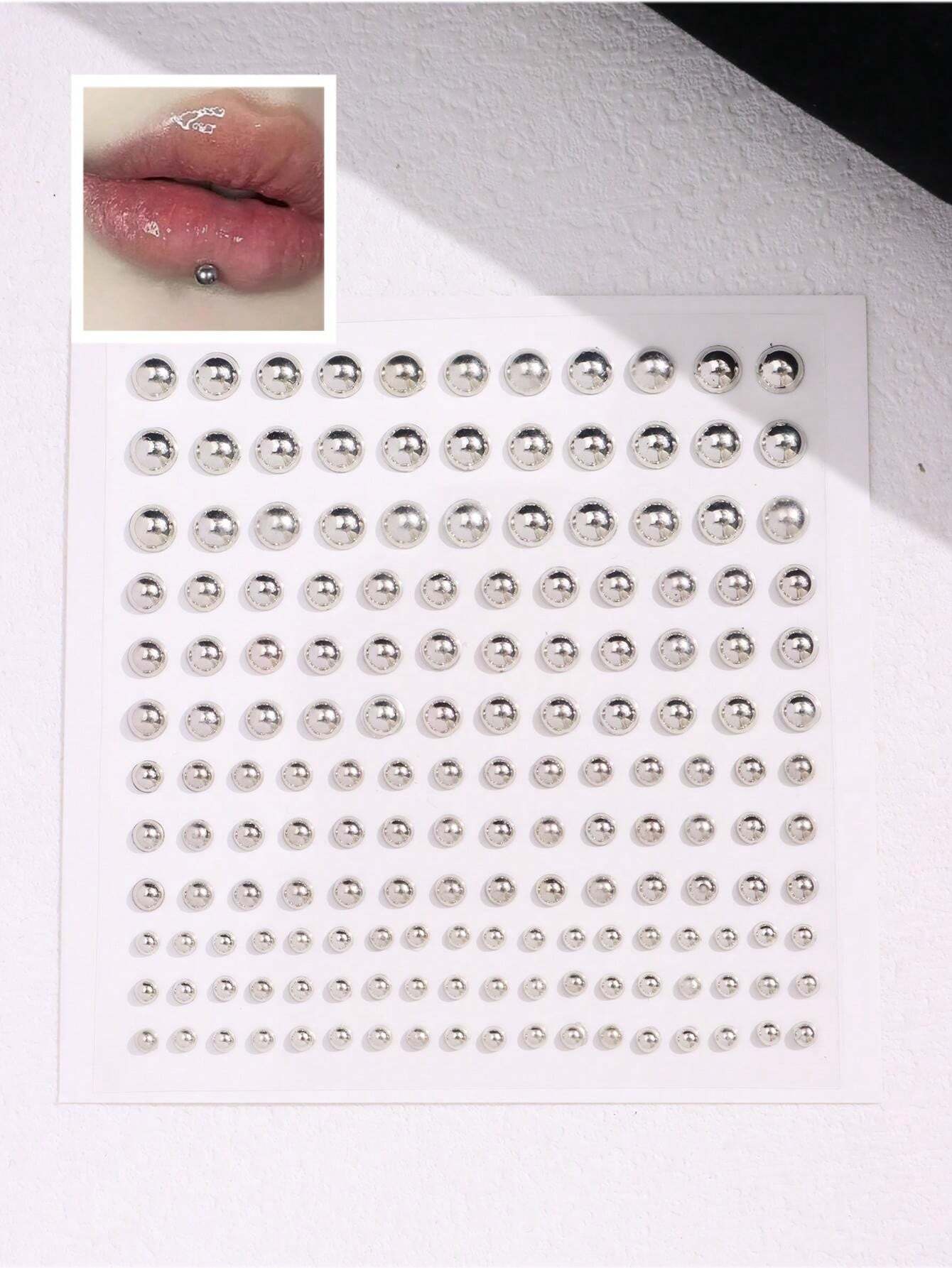 165pcs/Set 3-6mm Silver Plated - Body Jewelry Nose Ring avaliação e preço