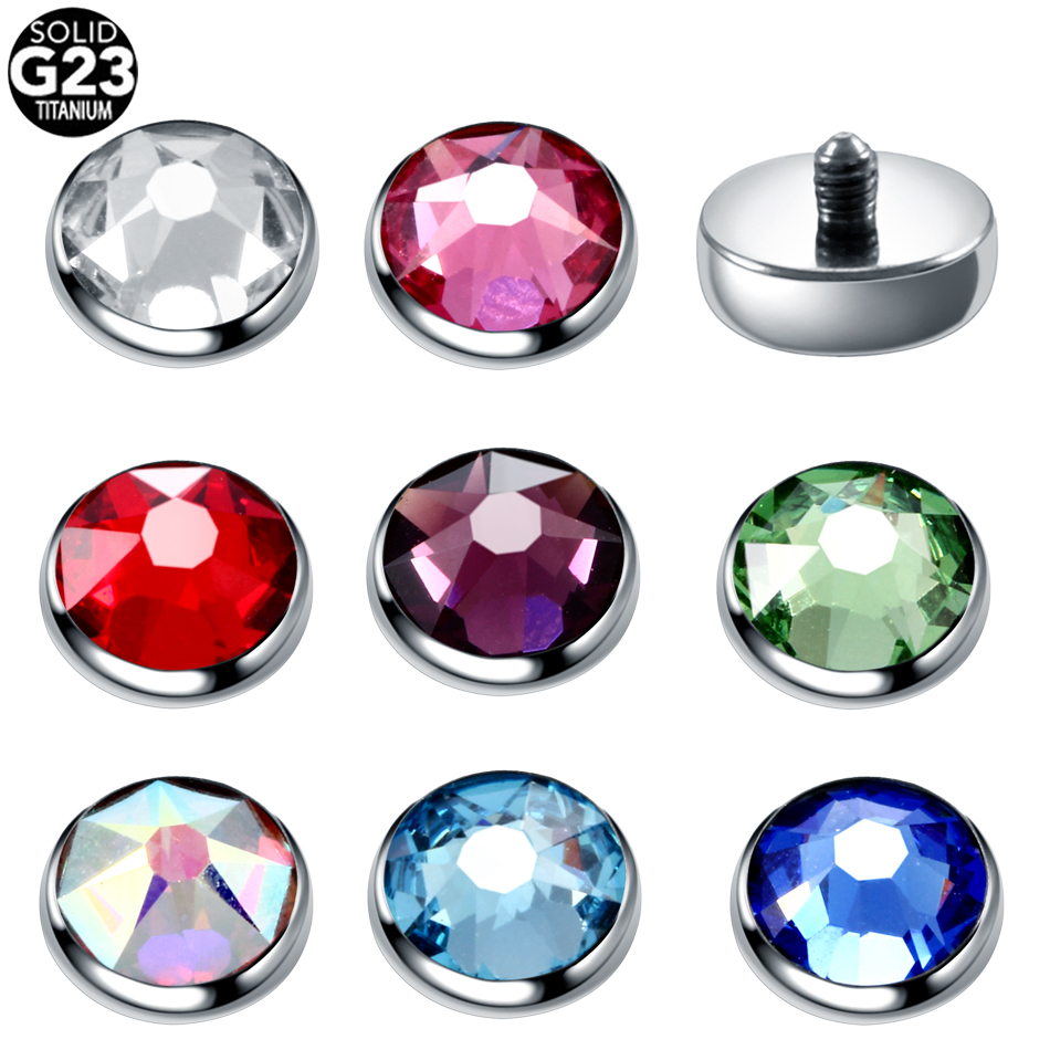 1PC G23 Titanium Dermal Anchor - Body Jewelry Dermal avaliação e preço
