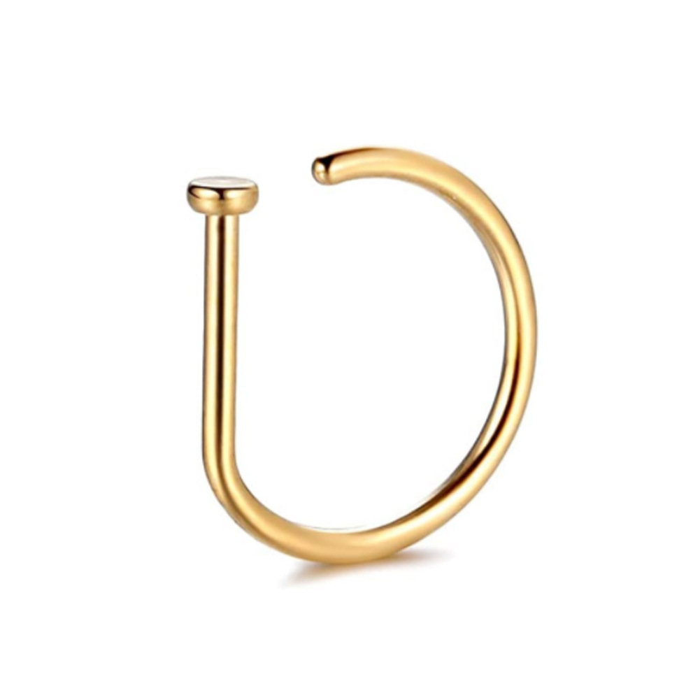 1PC Woman Man Fake Nose Rings  - Body Jewelry Nose Ring avaliação e preço