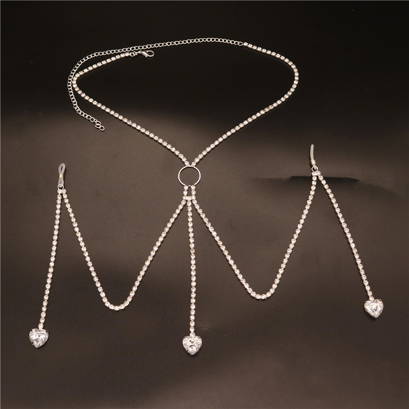 2023 New Fashion White Heart N - Body Jewelry Chest avaliação e preço