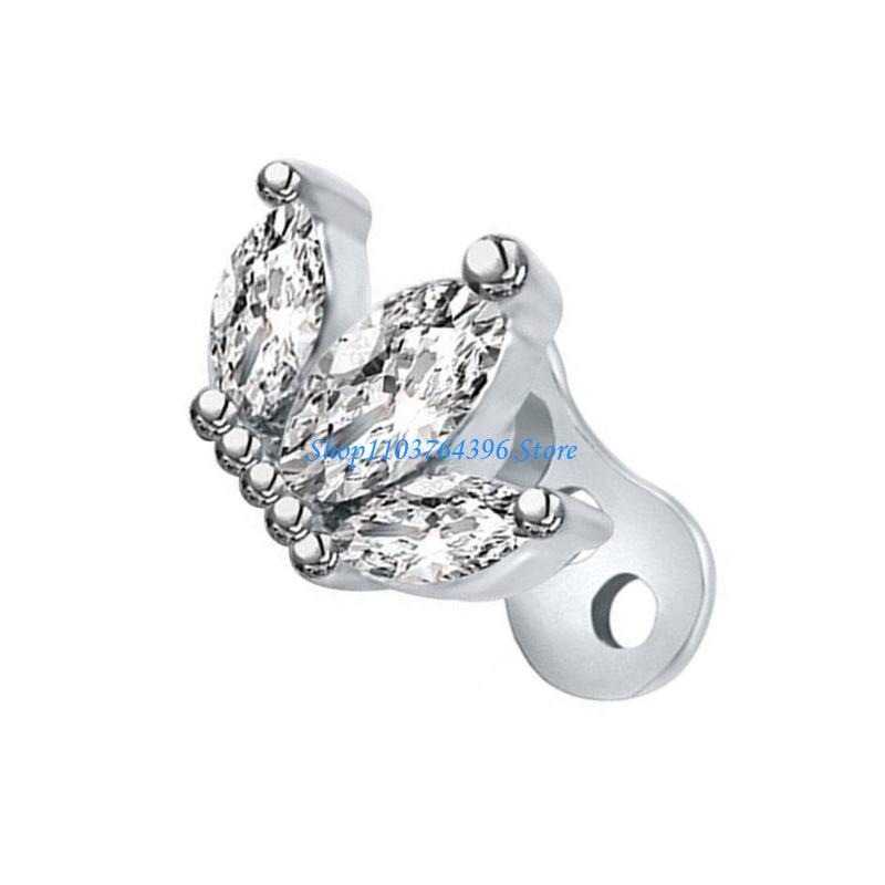  Stainless Steel Dermal Anchor - Body Jewelry For Sensitive Skin avaliação e preço