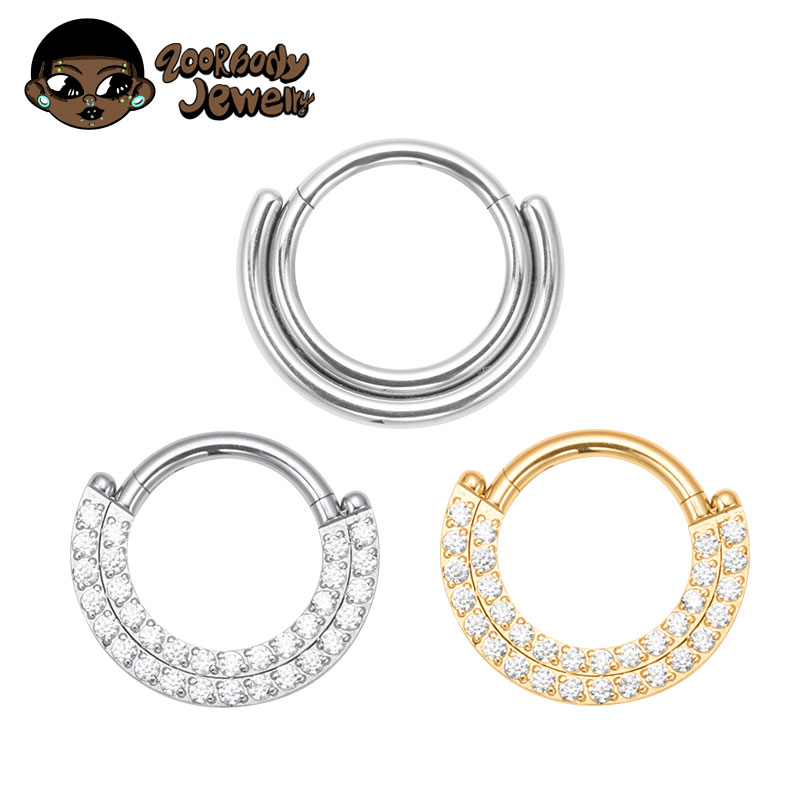 ASTM F136 Titanium Clicker Sep - Zoor Body Jewelry avaliação e preço