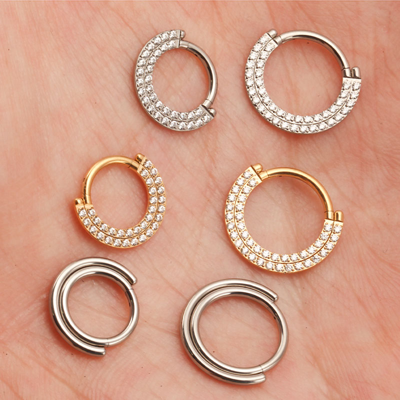 ASTM F136 Titanium Clicker Sep - Zoor Body Jewelry avaliação e preço