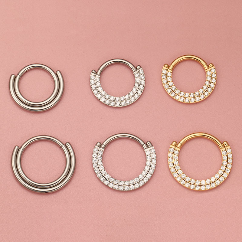 ASTM F136 Titanium Clicker Sep - Zoor Body Jewelry avaliação e preço