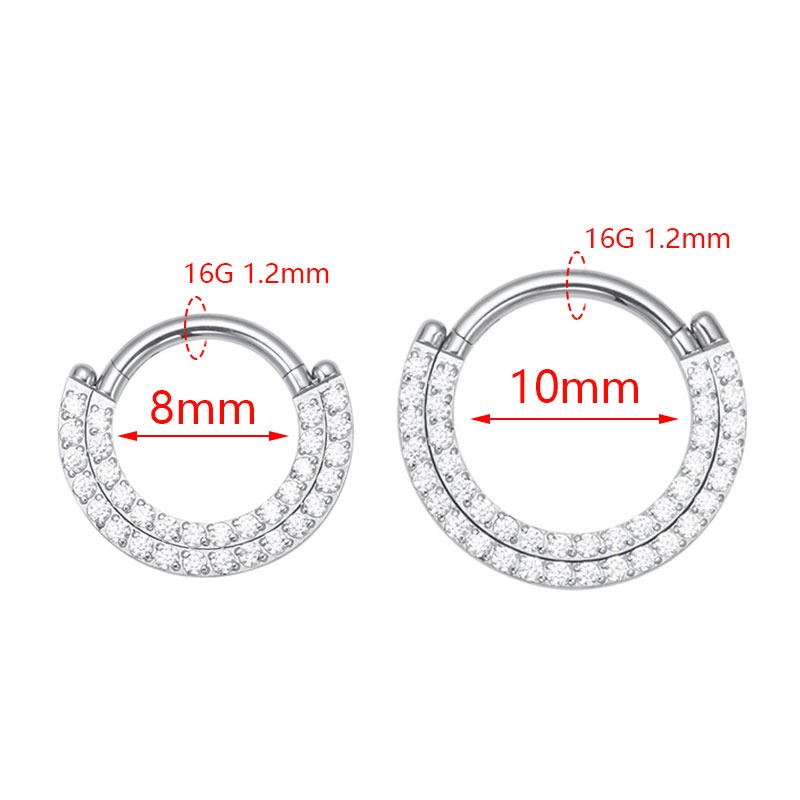 ASTM F136 Titanium Clicker Sep - Zoor Body Jewelry avaliação e preço
