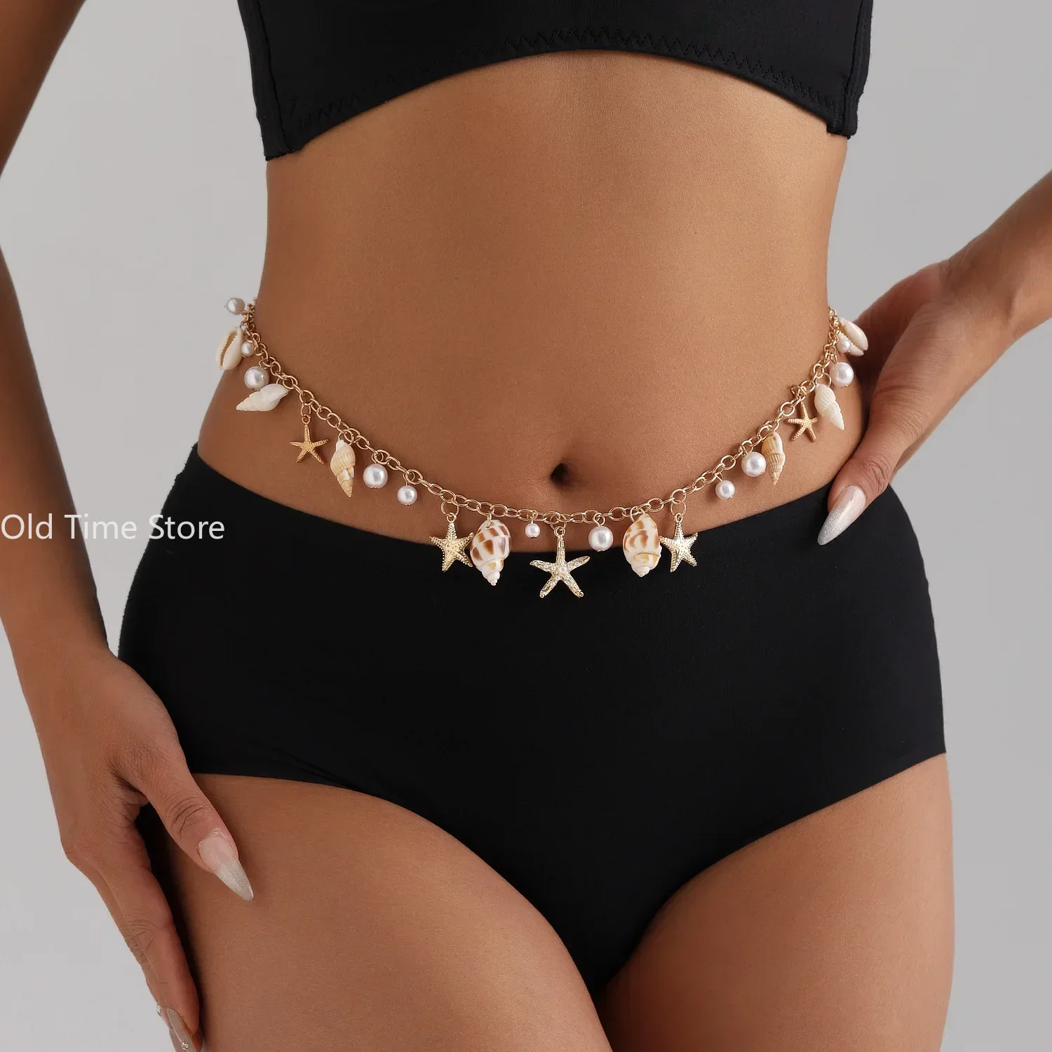 Fashion Natural Shell Conch Se - Body Jewelry Gold Plated avaliação e preço