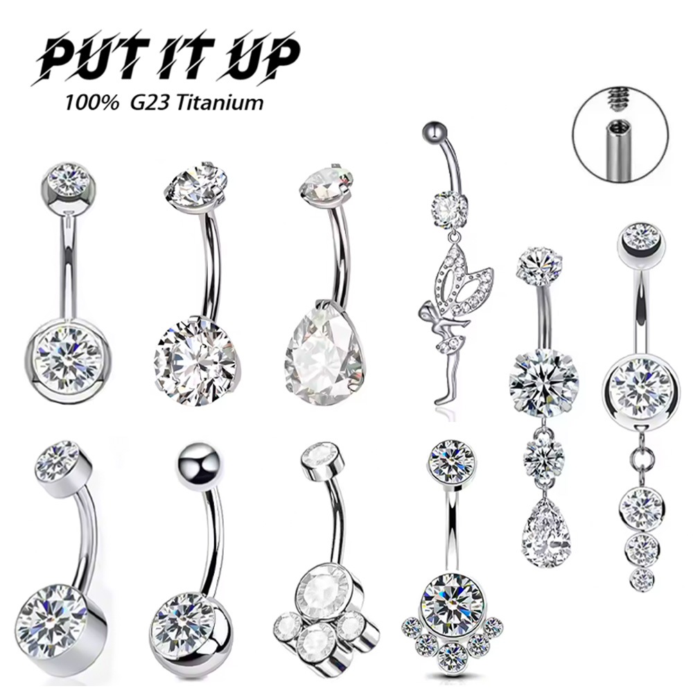 ASTM F136 Titanium 14G Hinged  - Body Jewelry For Sensitive Skin avaliação e preço