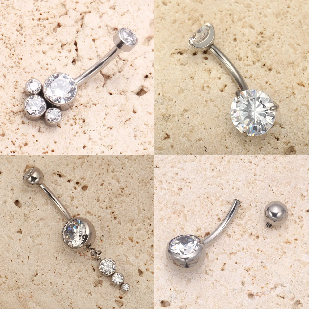 ASTM F136 Titanium 14G Hinged  - Body Jewelry For Sensitive Skin avaliação e preço