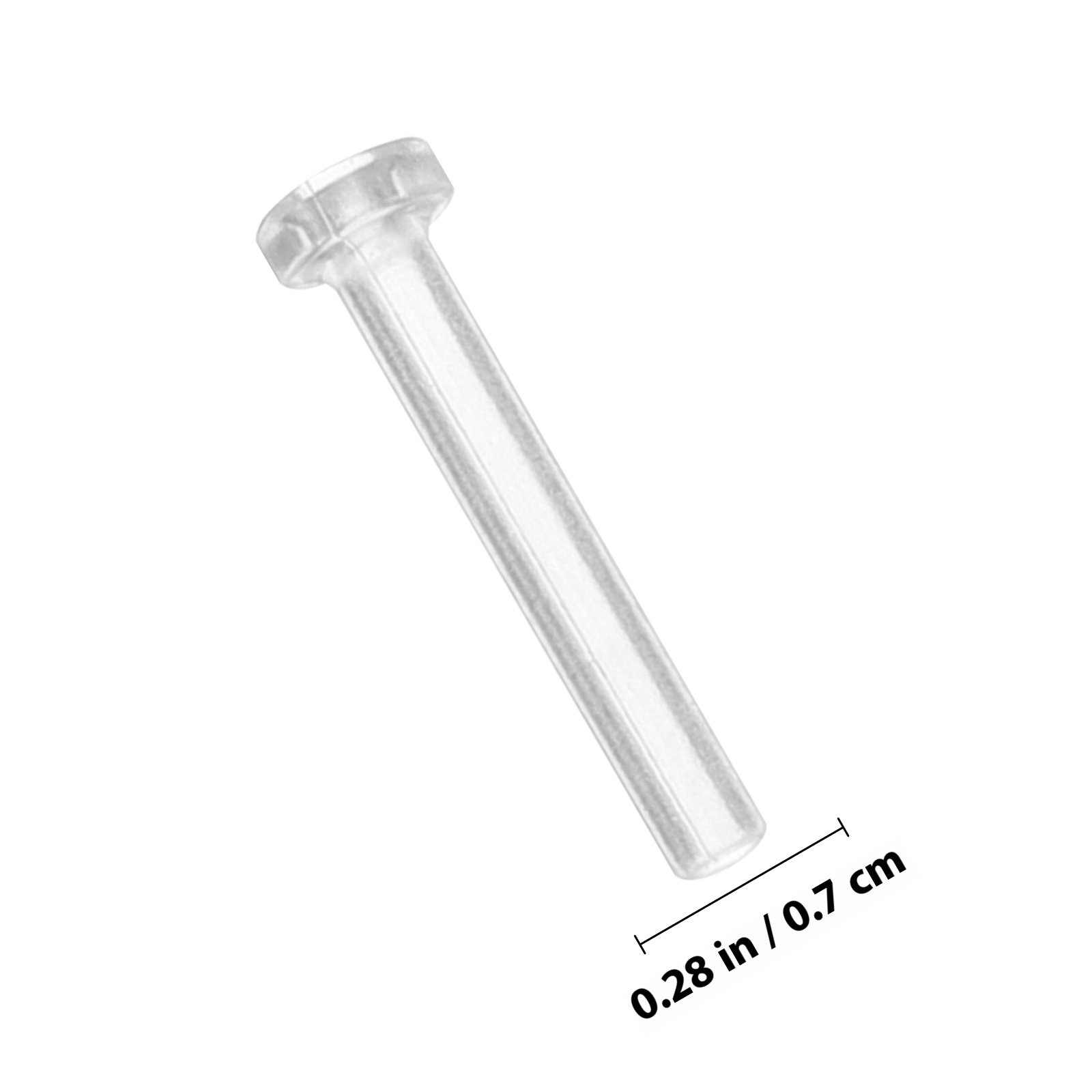 50Pcs Plastic Earring Backs fo - Body Jewelry For Sensitive Skin avaliação e preço
