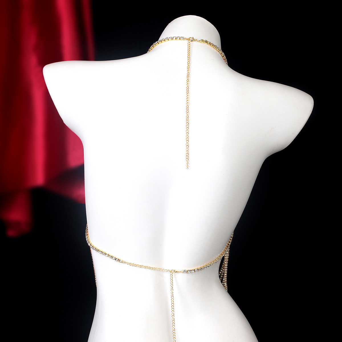 Luxurious Stripe Tassels Retro - Body Jewelry Chest avaliação e preço