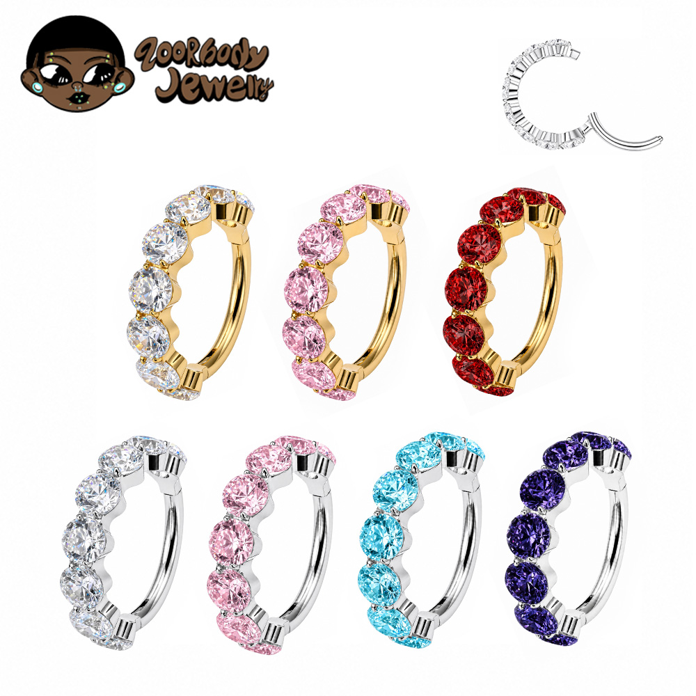 ZOOR F136 Titanium Luxury Zirc - Zoor Body Jewelry avaliação e preço