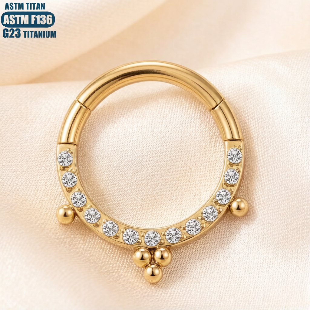 G23 Titanium Nose Ring Piercin - Body Jewelry For Sensitive Skin avaliação e preço