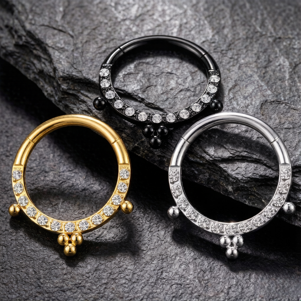 G23 Titanium Nose Ring Piercin - Body Jewelry For Sensitive Skin avaliação e preço
