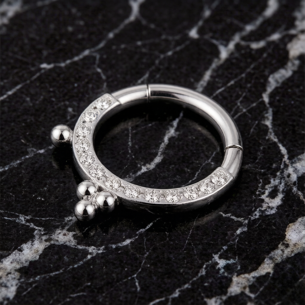 G23 Titanium Nose Ring Piercin - Body Jewelry For Sensitive Skin avaliação e preço