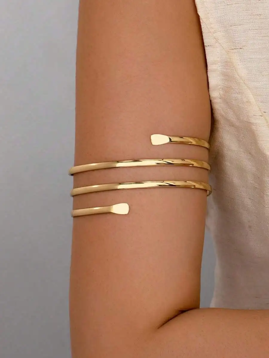 1pc Women Metal Wire Armband,  - Body Jewelry Usa avaliação e preço