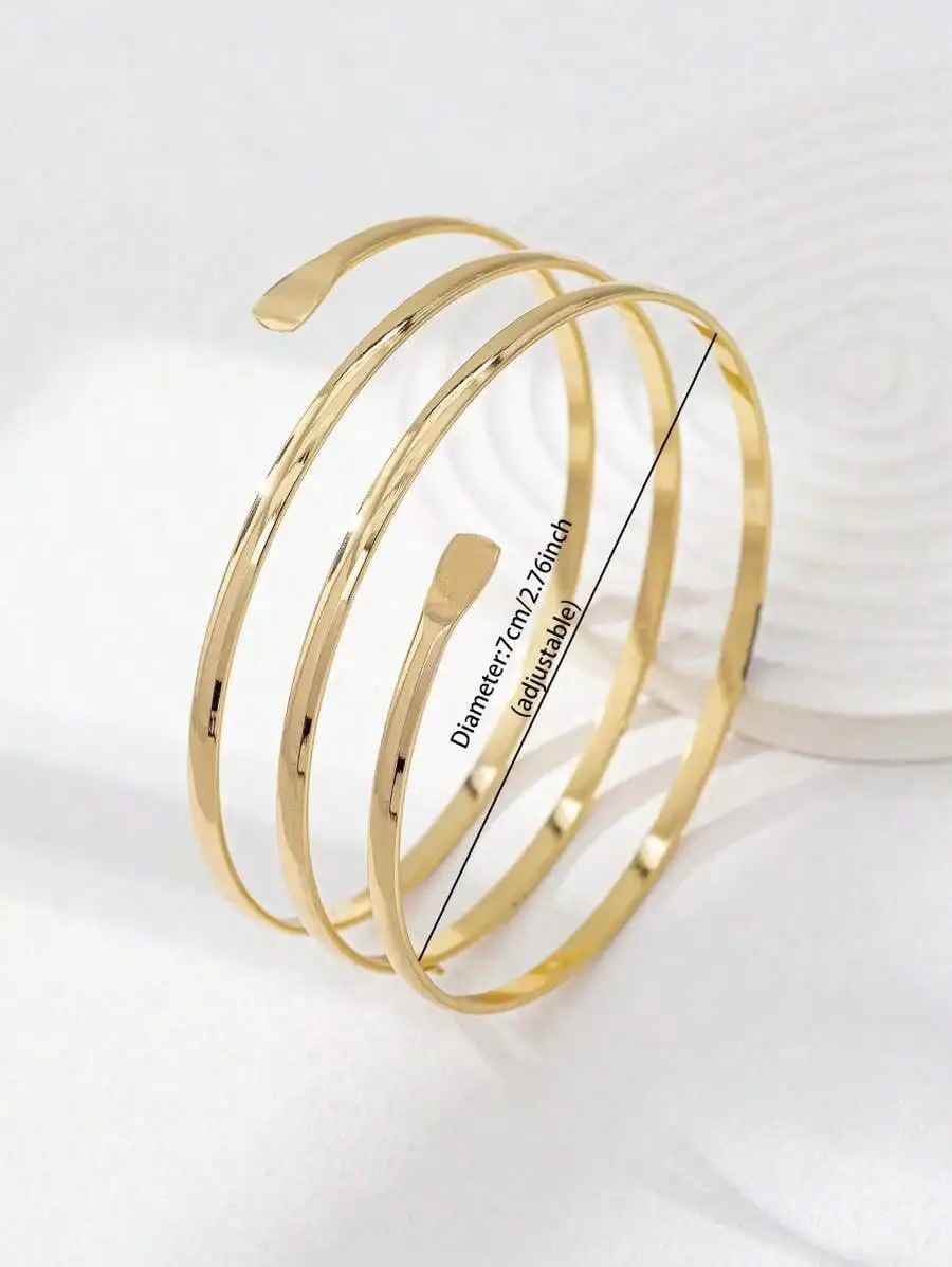 1pc Women Metal Wire Armband,  - Body Jewelry Usa avaliação e preço