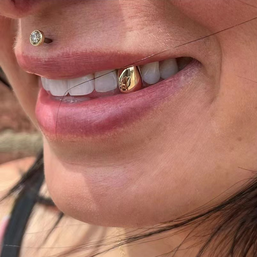 RACHELZ HipHop Classic Single  - Body Jewelry Gold Plated avaliação e preço
